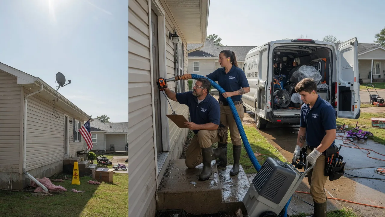 Ceiling Water Damage Restoration in Delta, LA near me